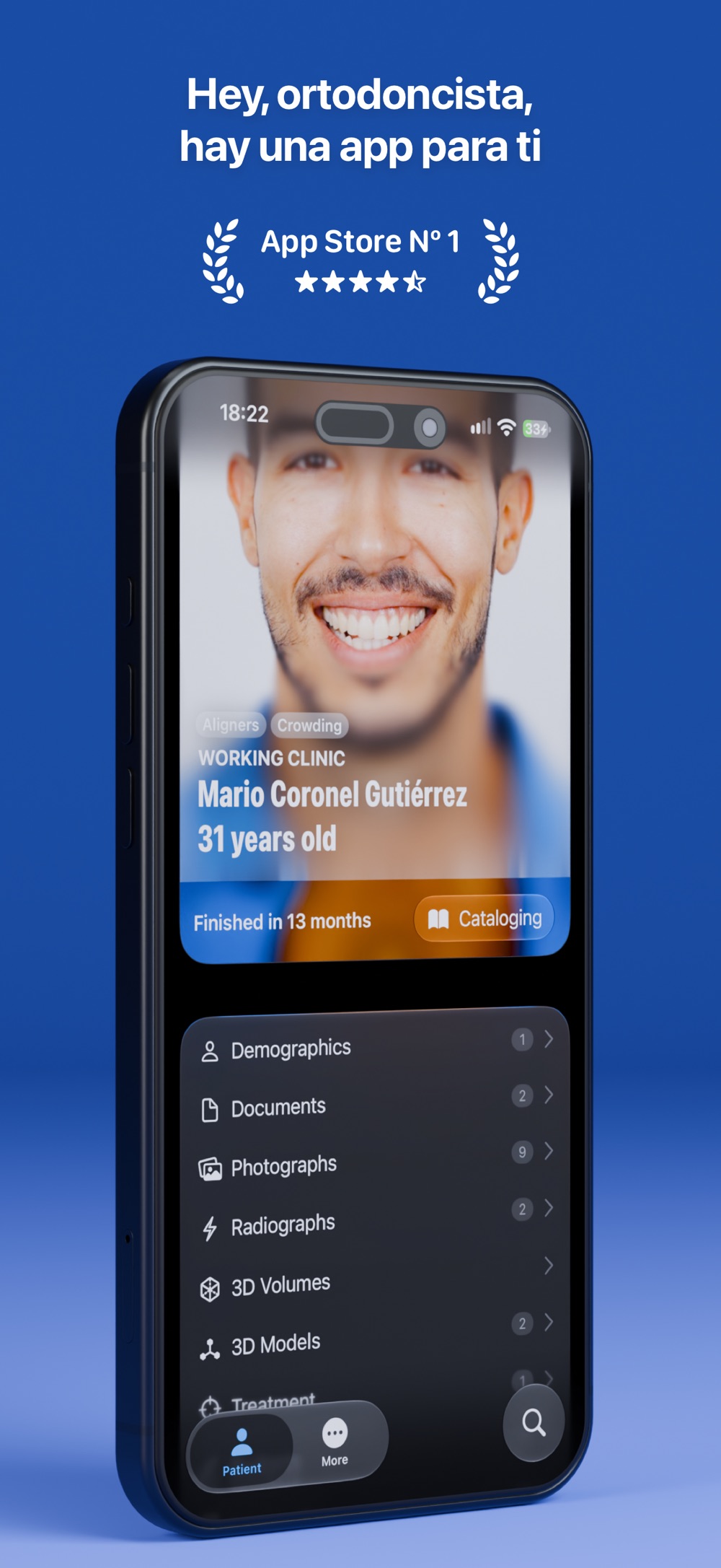Captura de OrthoKit: para ortodoncistas en el App Store