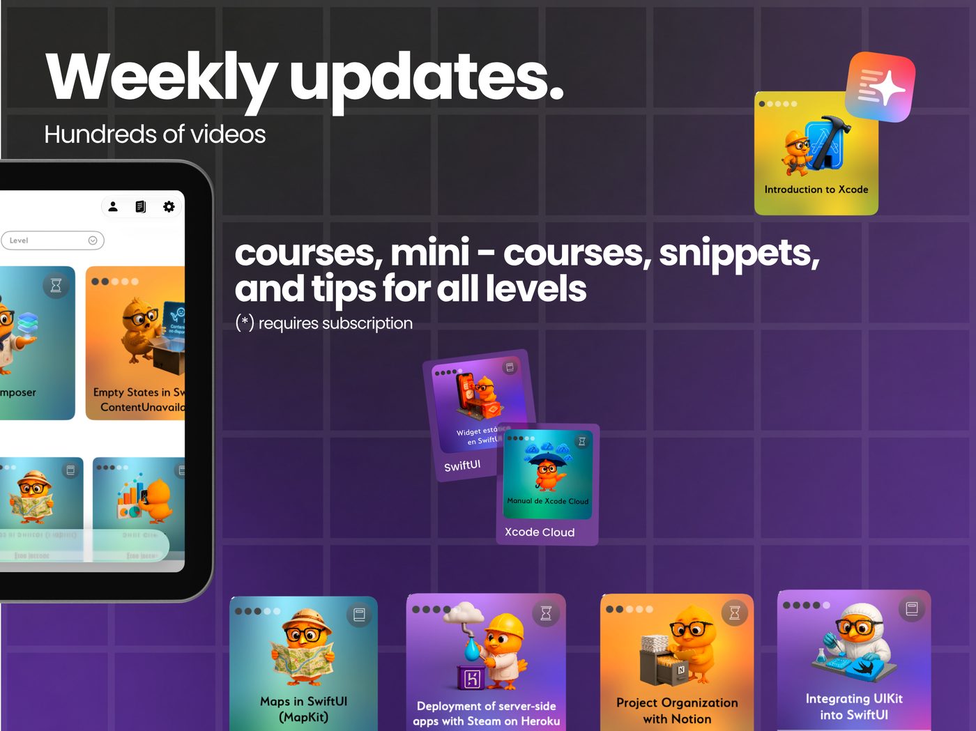 Be Native training catalog with courses, mini-courses, snippets and tips.