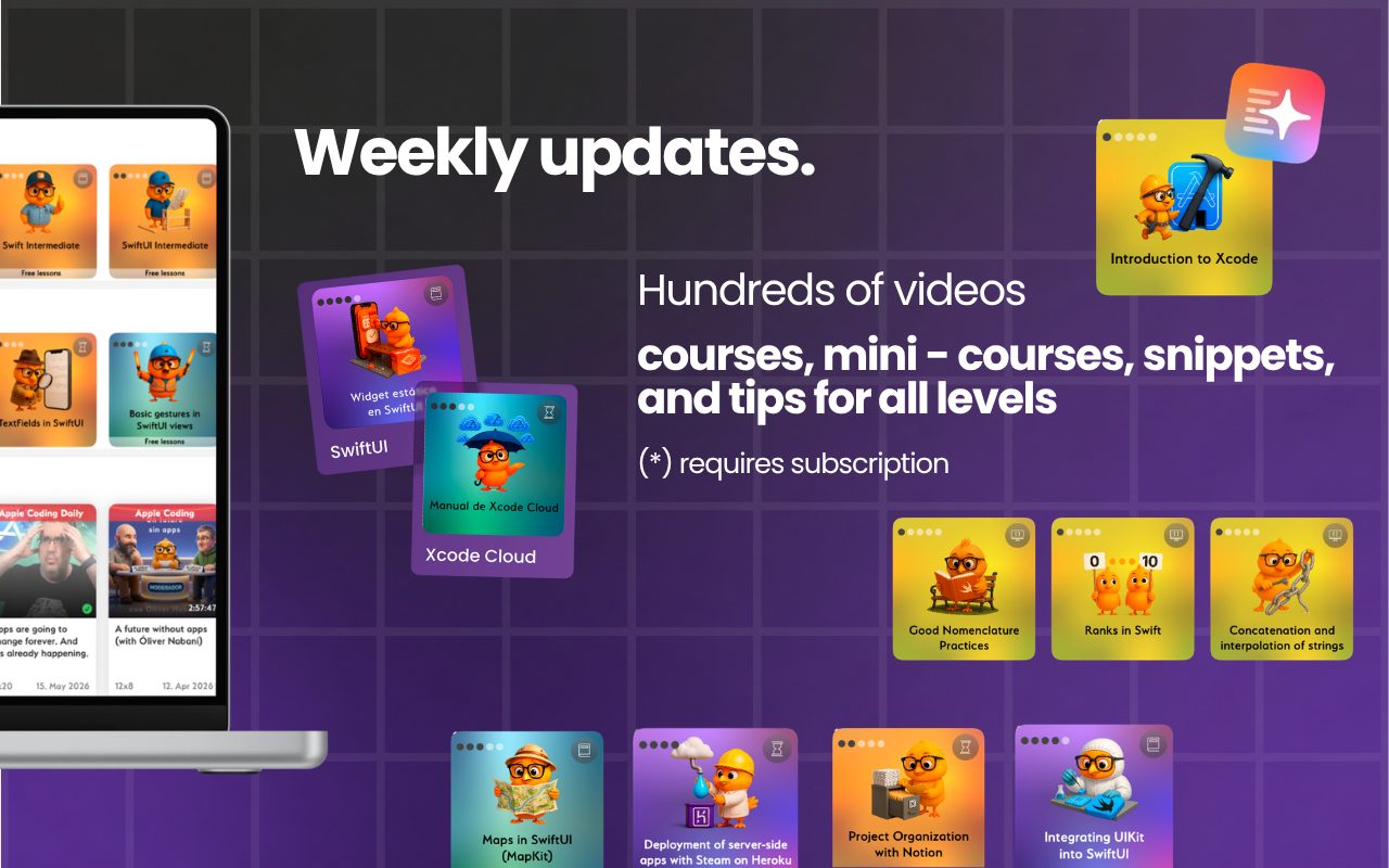 Weekly updates and hundreds of videos across the training catalog.