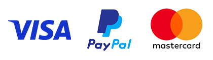 pago-seguro-logos paga con visa, paypal o mastercard