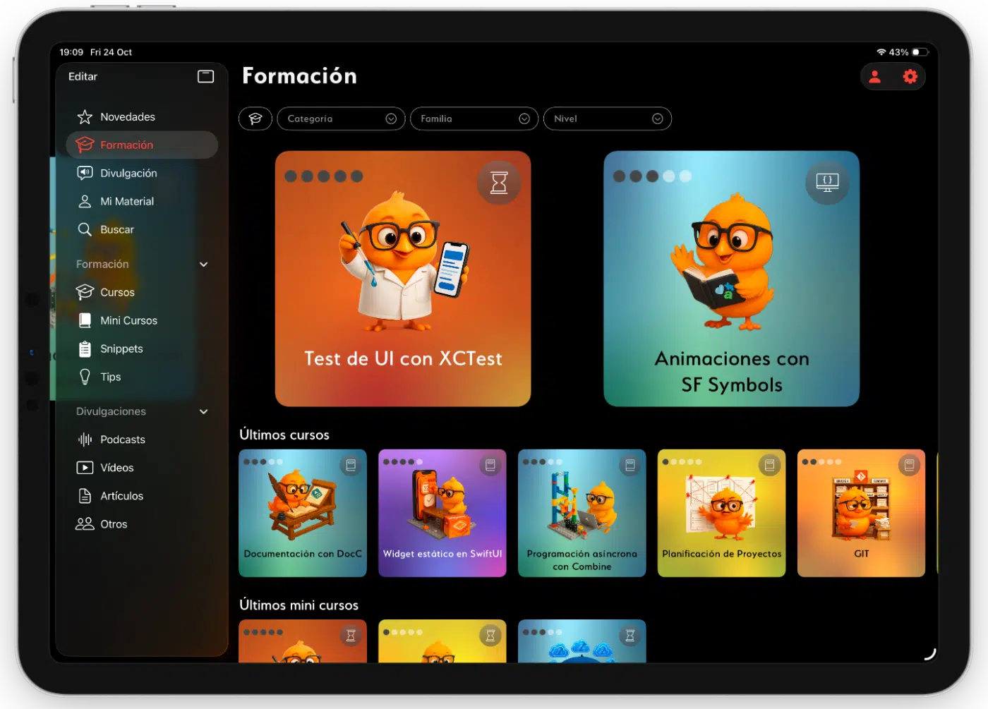 Be Native en iPad Pro