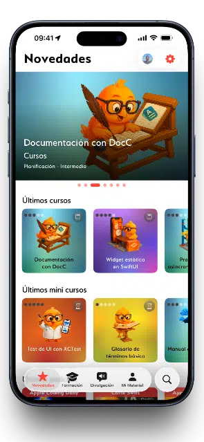Captura de pantalla de Be Native en iPhone 16 Pro